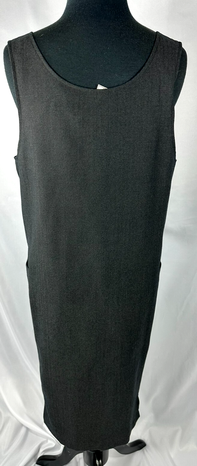 Women's Black Harve Bernard Sport Dress With Pockets- Size 8