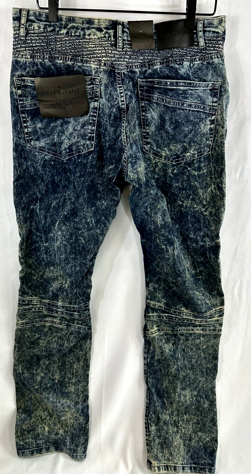 Men's Steve's Brand Stretch Skinny Fit Jeans- Size 36/32