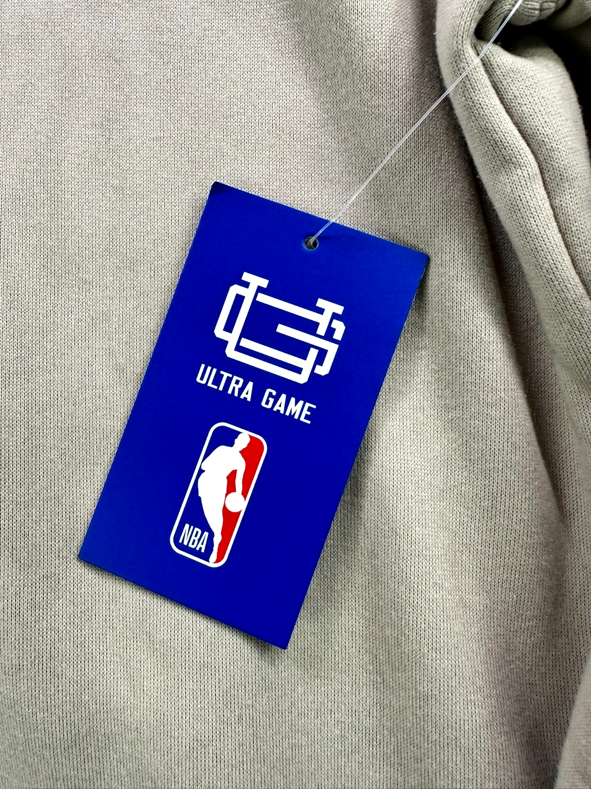 Men's Beige Ultra Game NBA Los Angeles Lakers Sweatshirt- Size M