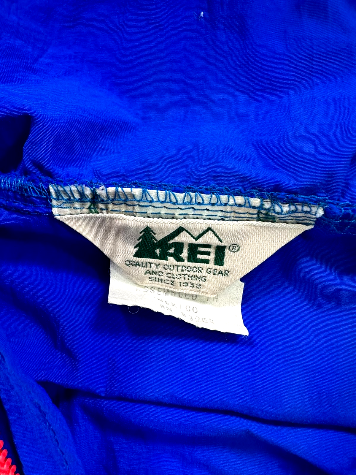 Men's Vintage REI Lightweight Pullover Hooded Windbreaker/Ski Jacket- Size S