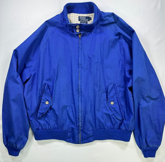 Men's Vintage Blue Polo Ralph Lauren Jacket- Size L